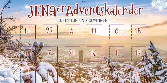 Verkaufsstart für „Jenaer Adventskalender 2019“