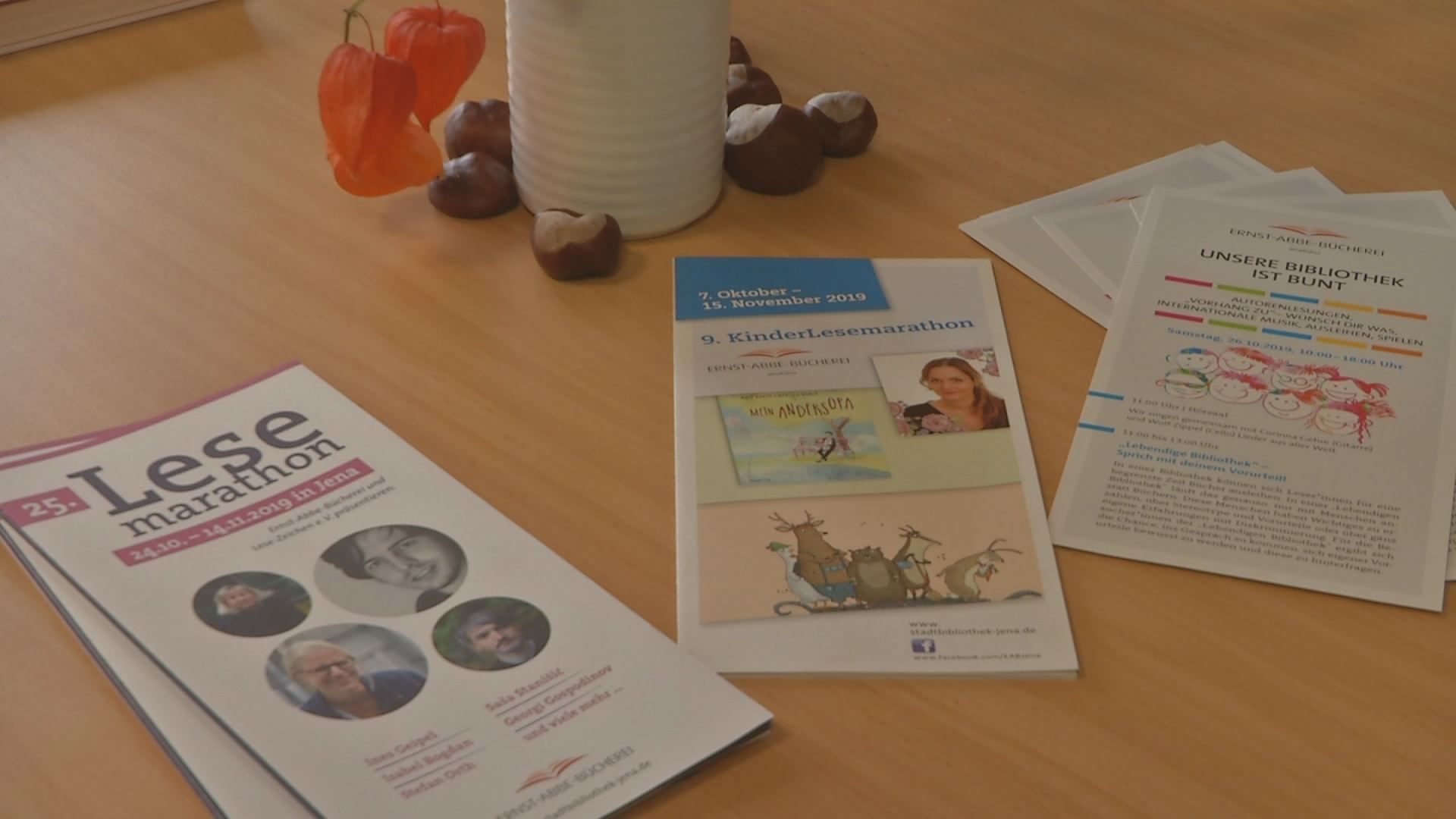 Lesemarathon: Die Ernst-Abbe-Bücherei und der Verein Lese-Zeichen laden ein  