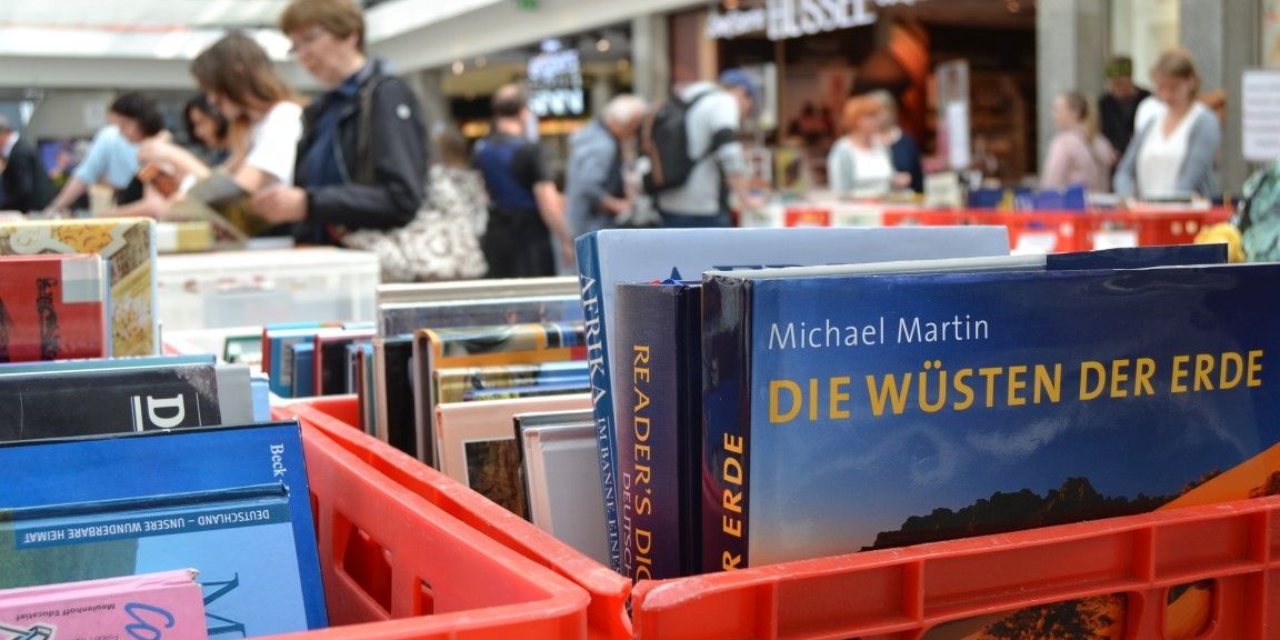 Bücherbörse in der Goethe Galerie 