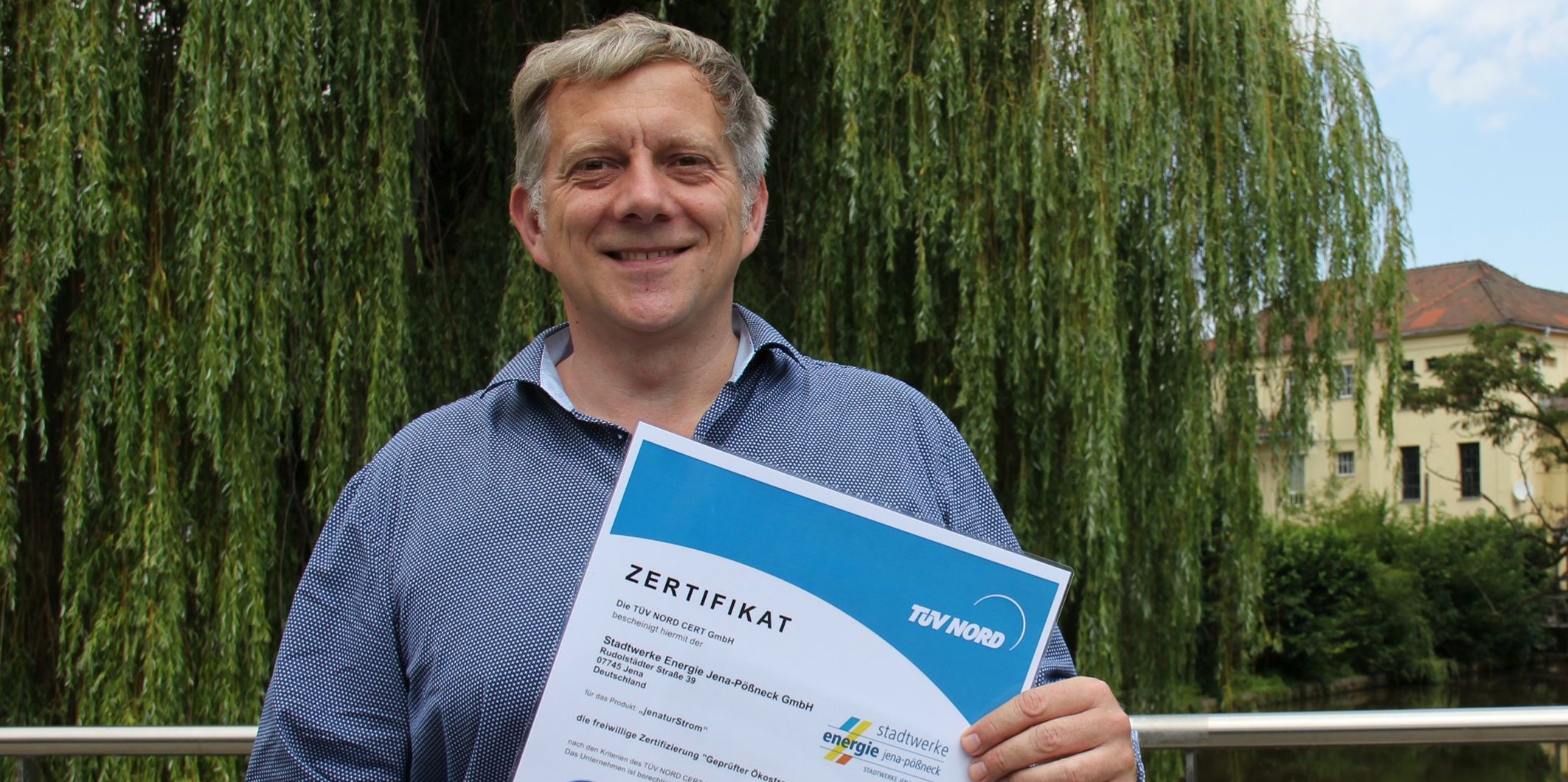 Nachhaltiger Ökostrom: Stadtwerke erhielten TÜV-Zertifikat