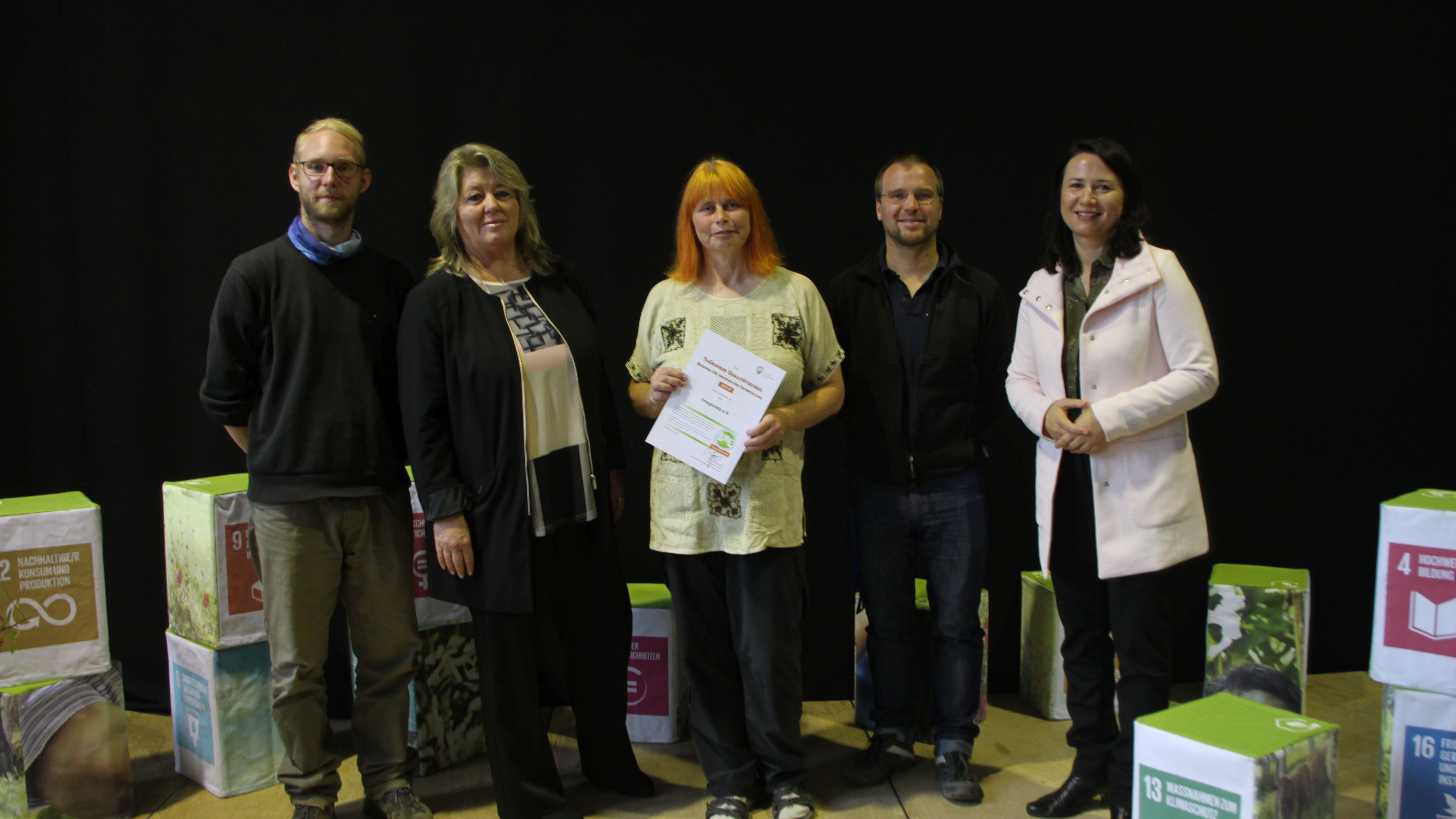 Sechs Bildungsträger mit Nachhaltigkeitssiegel geehrt