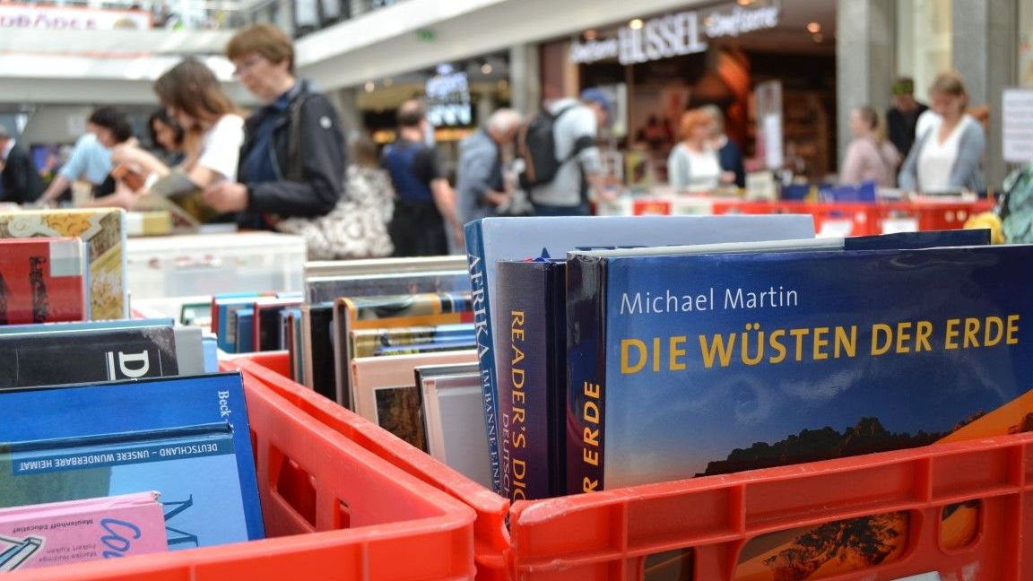 Bücherbörse in der Goethe Galerie 