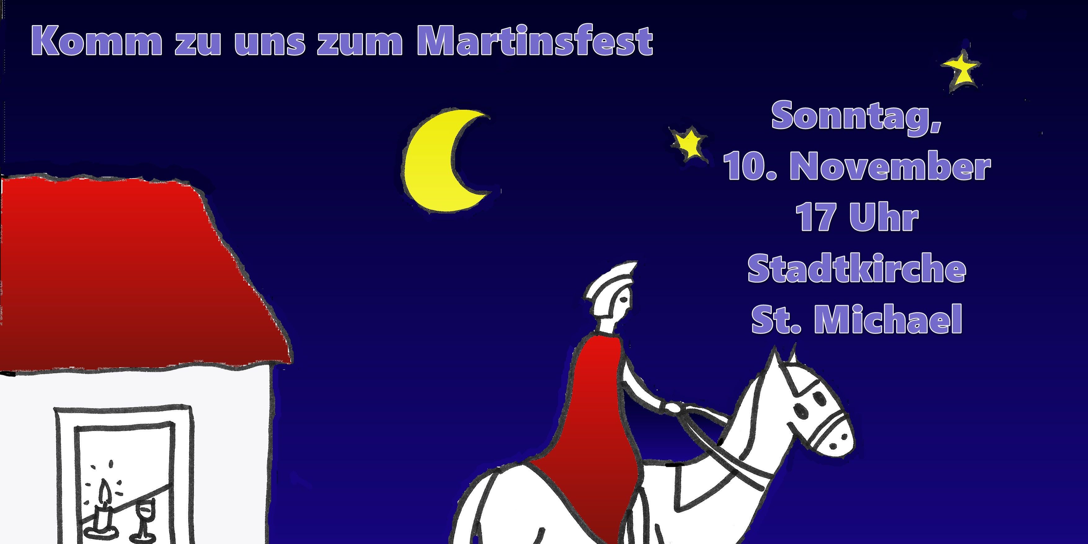 Martinsfest mit Laternenumzug am 10. November 