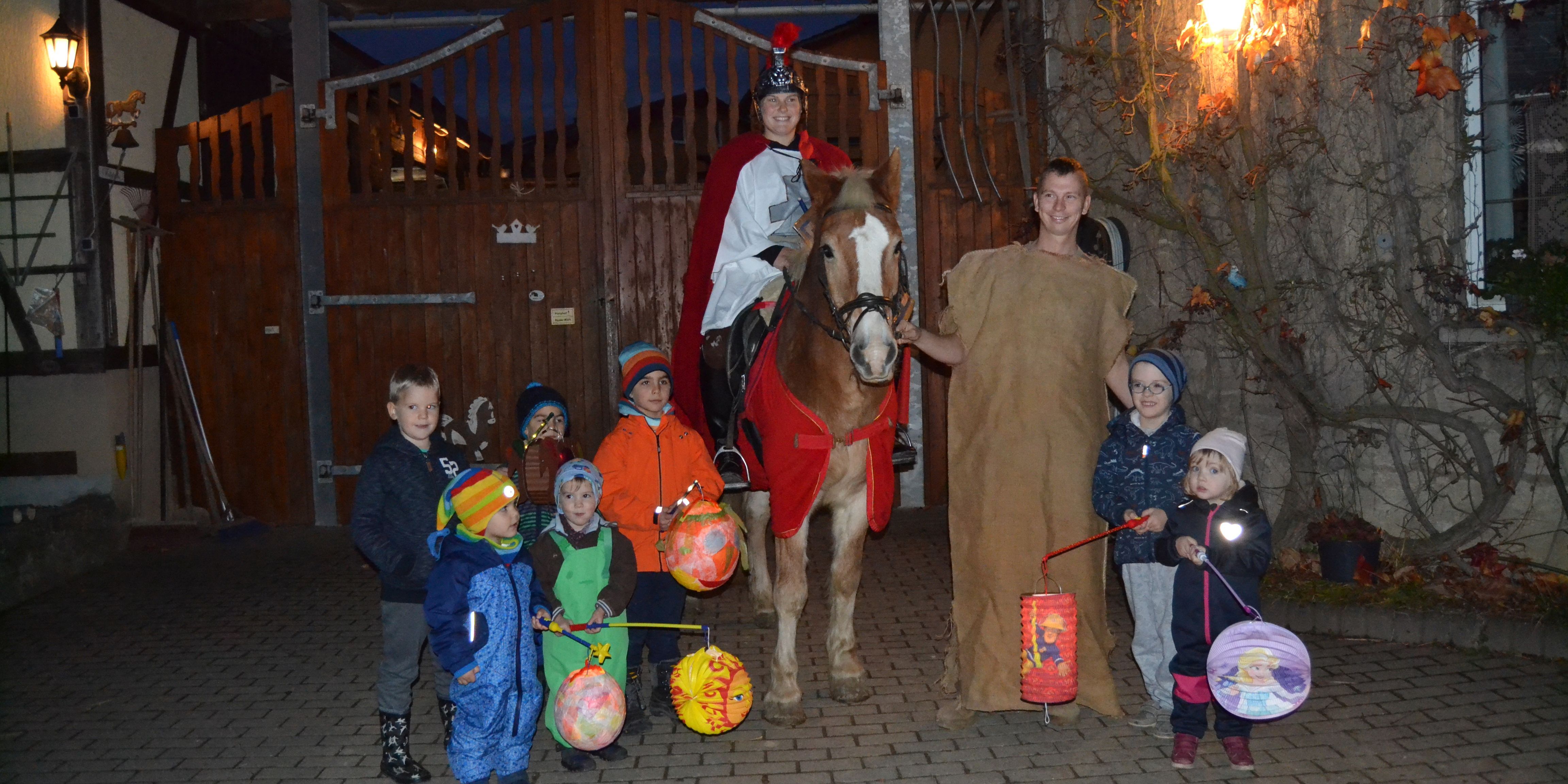 Martinsumzug in Cospeda