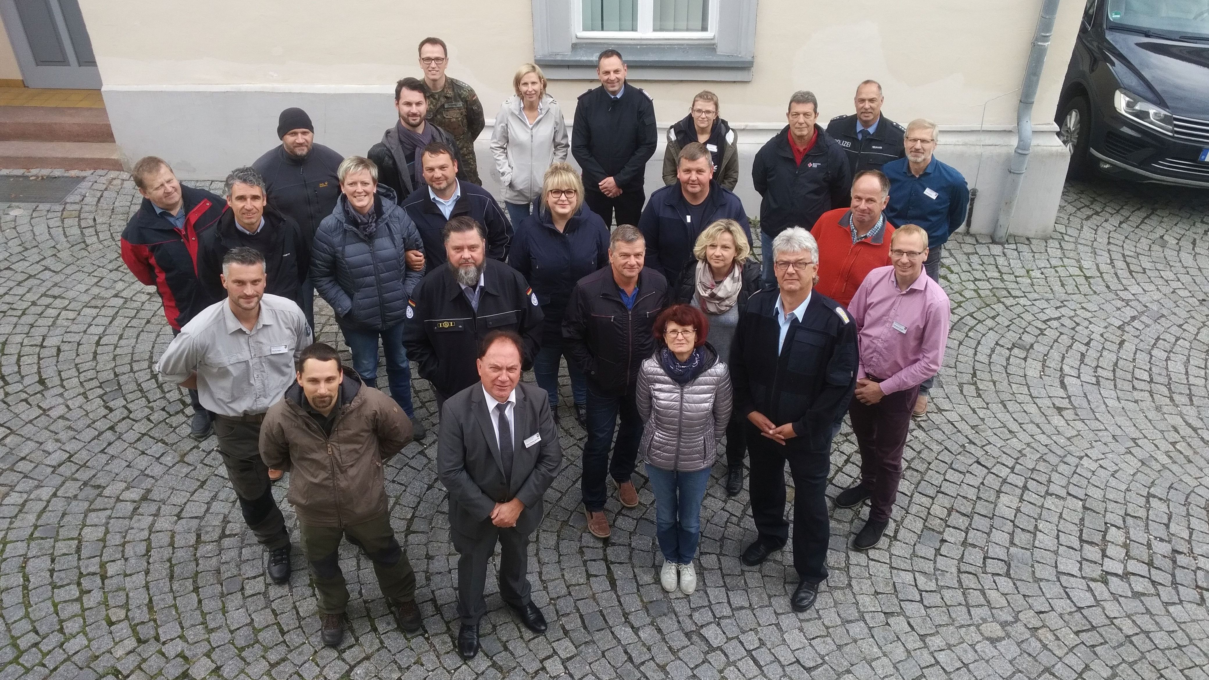 Katastrophenschutzstab des SHK übt aktuelle Schadenslagen für Bevölkerungsschutz