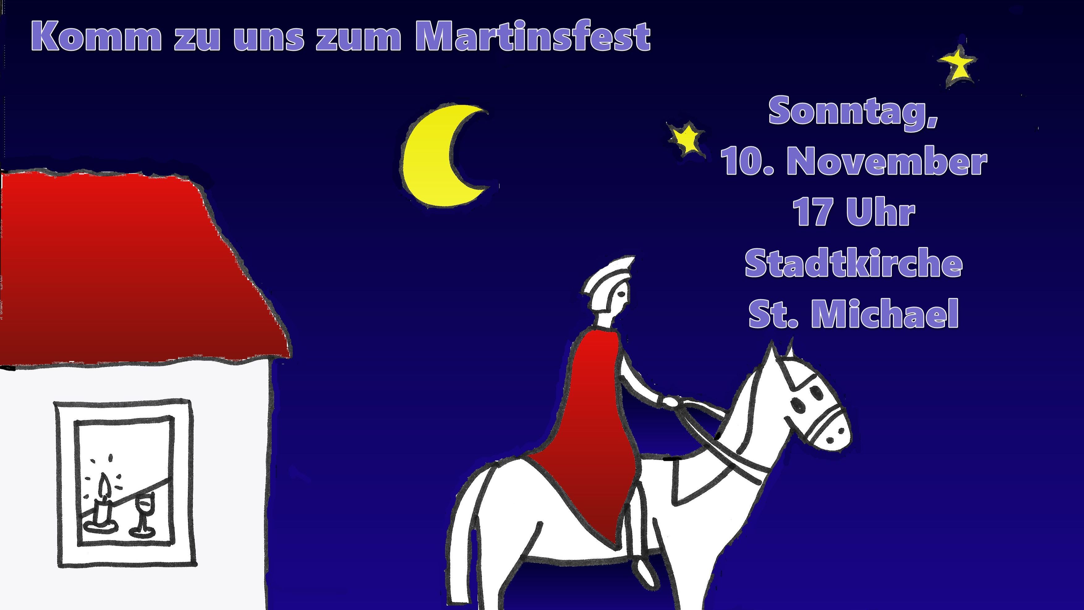 Martinsfest mit Laternenumzug am 10. November 
