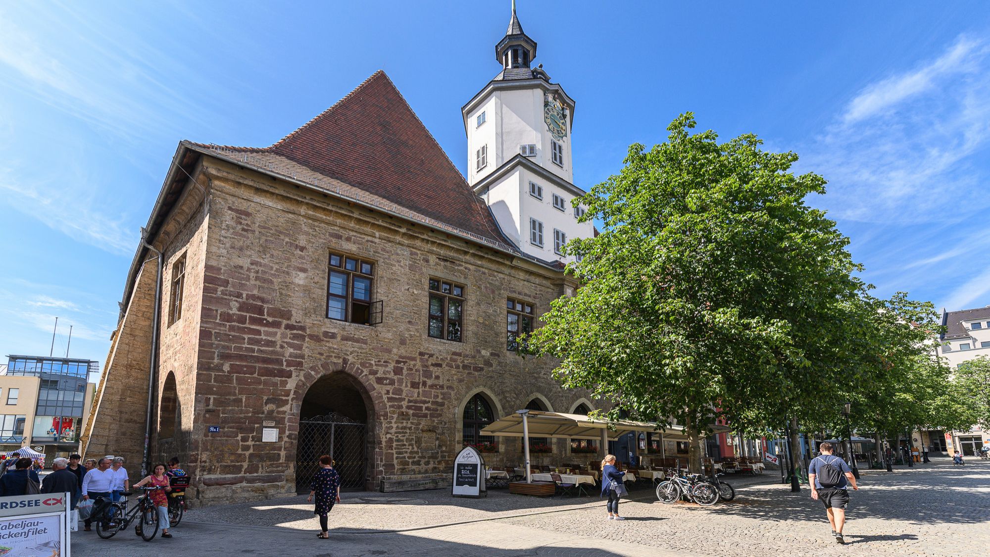 Spendenaktion auf dem Marktplatz