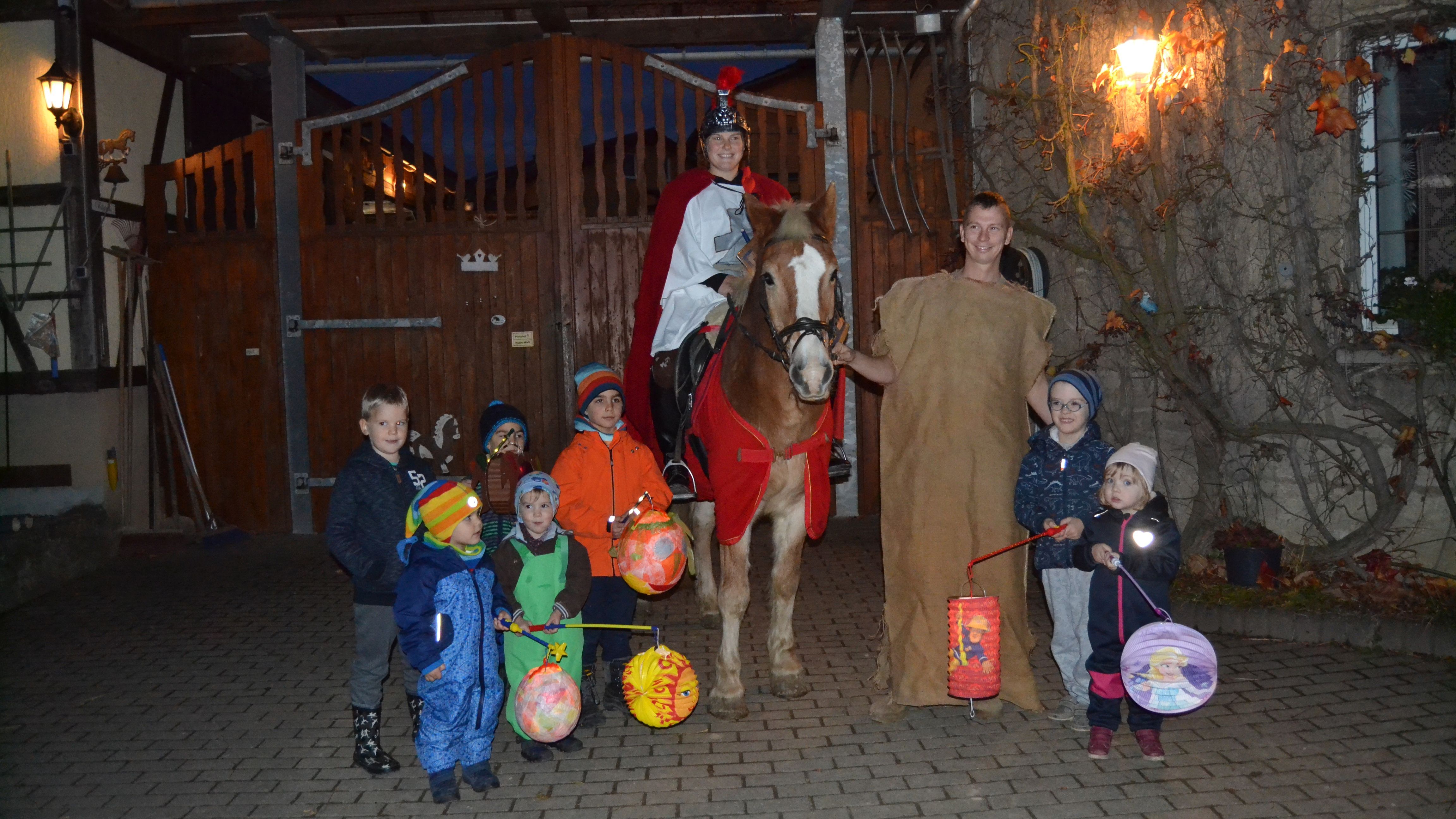 Martinsumzug in Cospeda