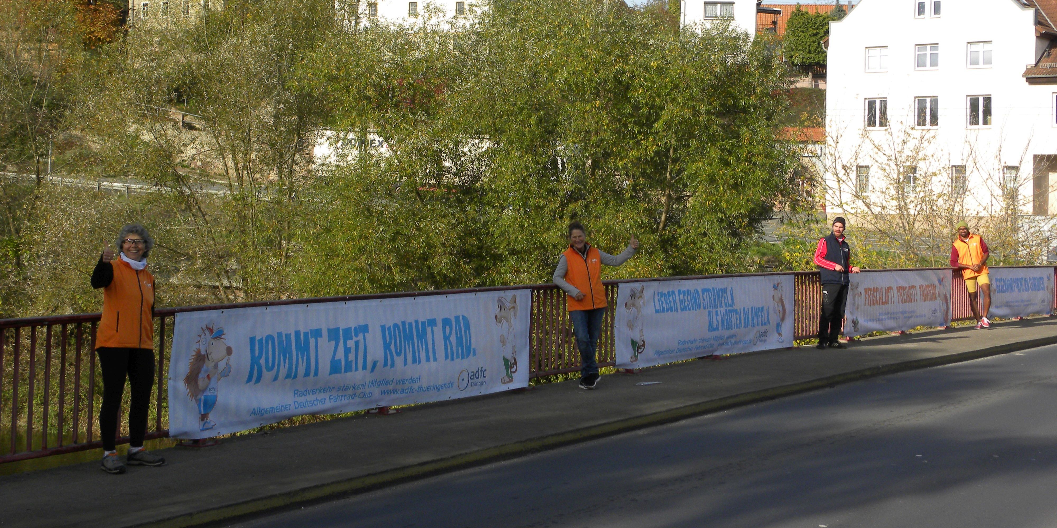 Flotte Sprüche gegen den Staustress in Rothenstein