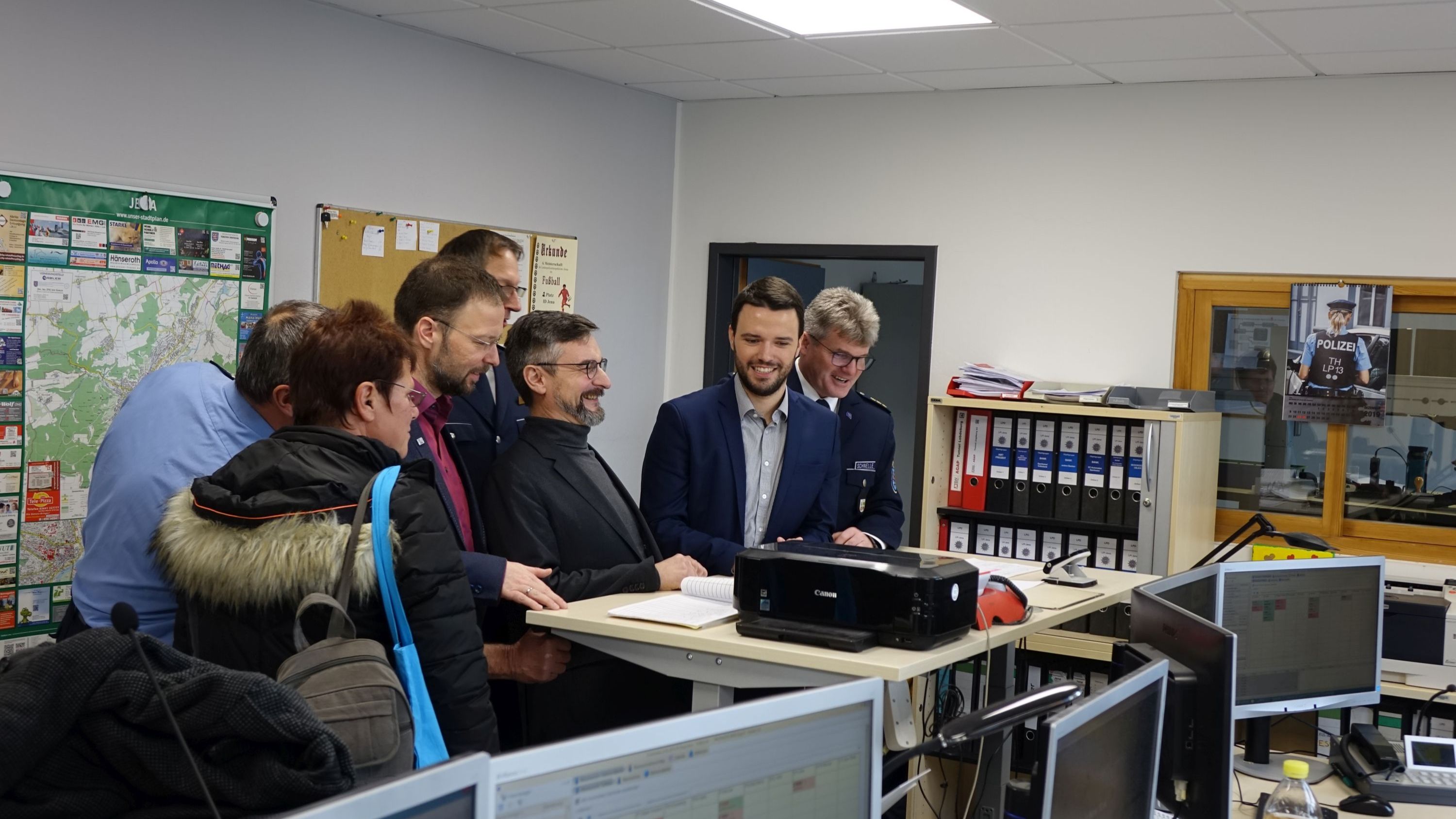 Oberbürgermeister besuchte Rettungsleitstelle