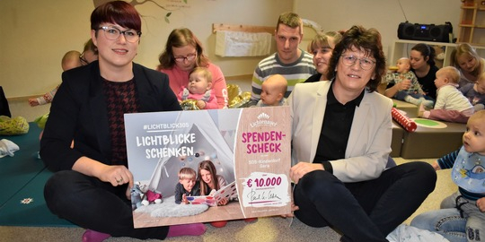 Unterstützung für SOS-Kinderdorf-Krabbelgruppe