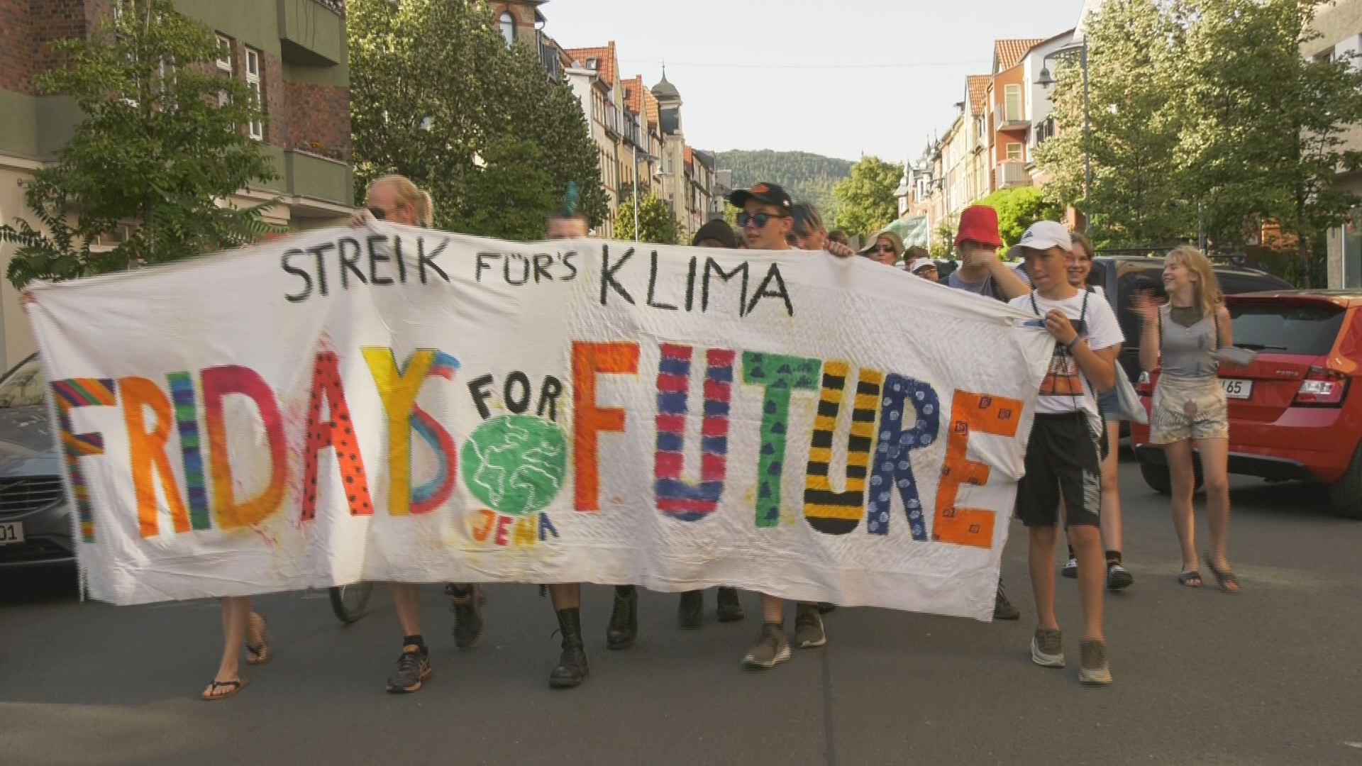 Erste Fridays for Future-Demonstration 2020 in Jena 