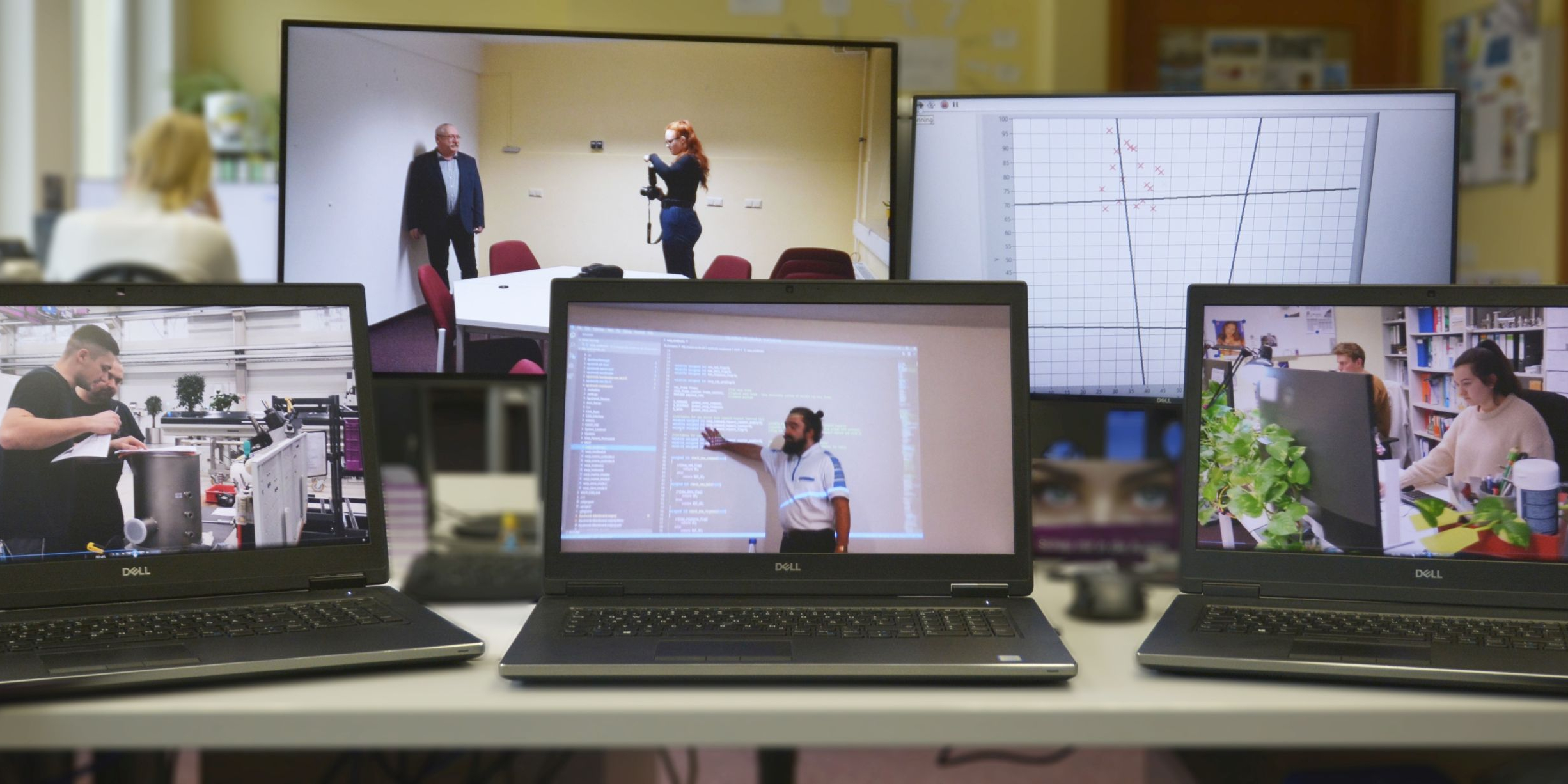 VACOM-Auszubildende als Filmemacher