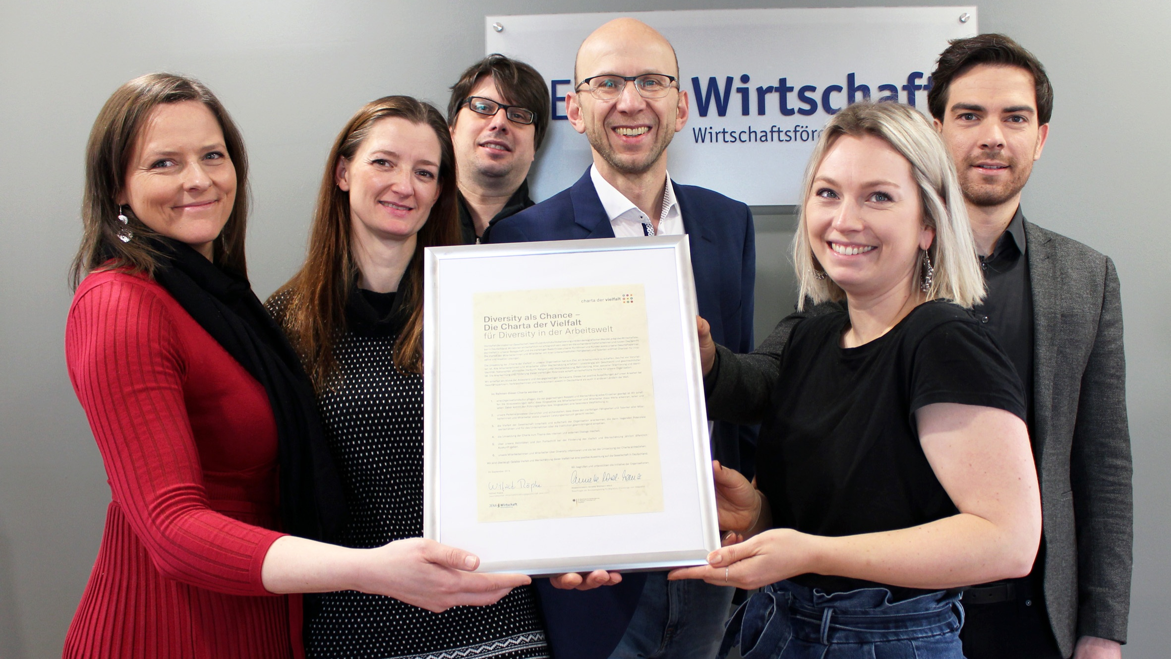 JenaWirtschaft unterzeichnete „Charta der Vielfalt“