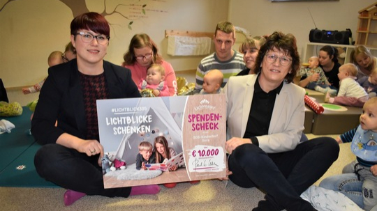 Unterstützung für SOS-Kinderdorf-Krabbelgruppe