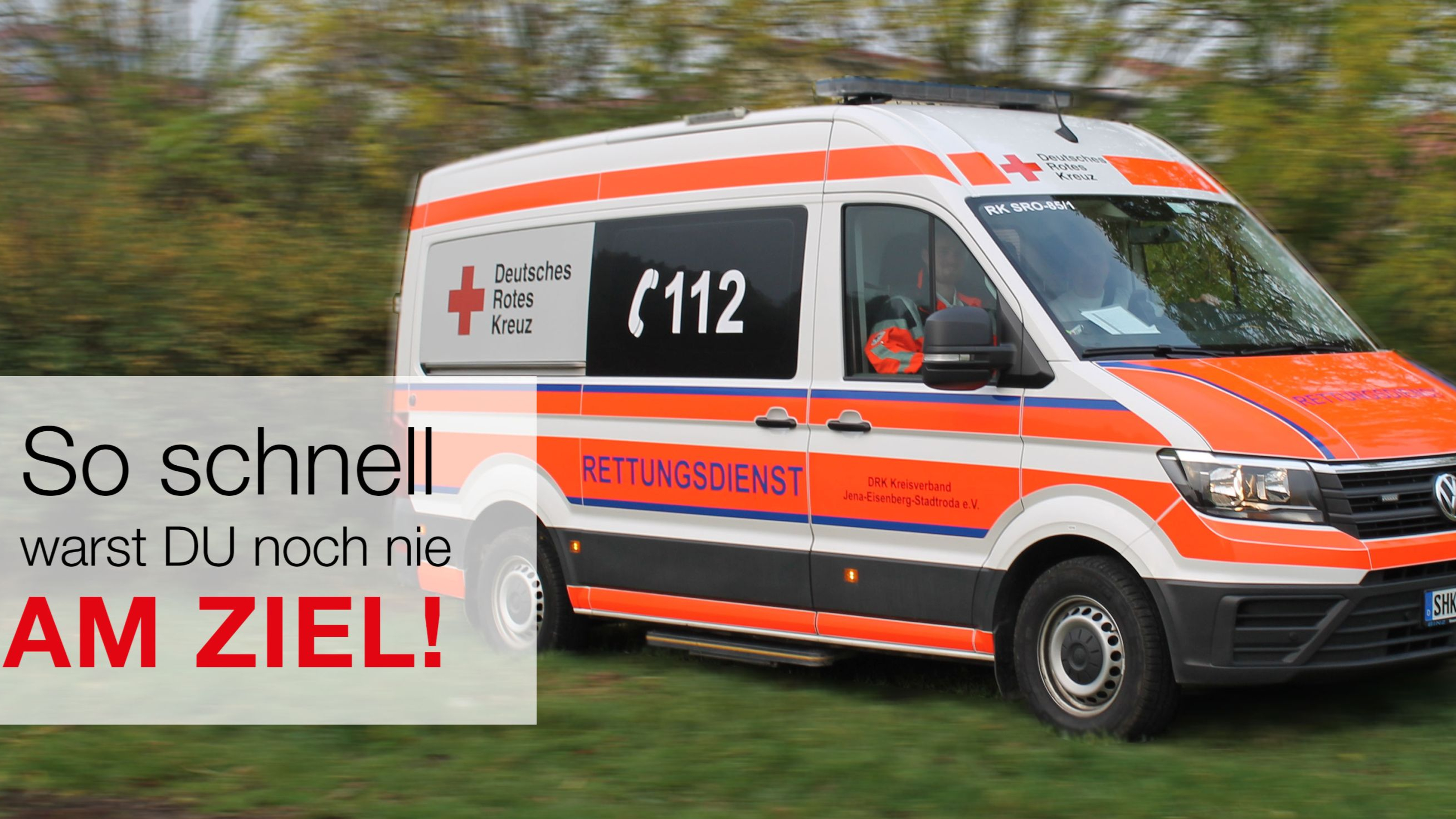 DRK sucht Rettungssanitäter 