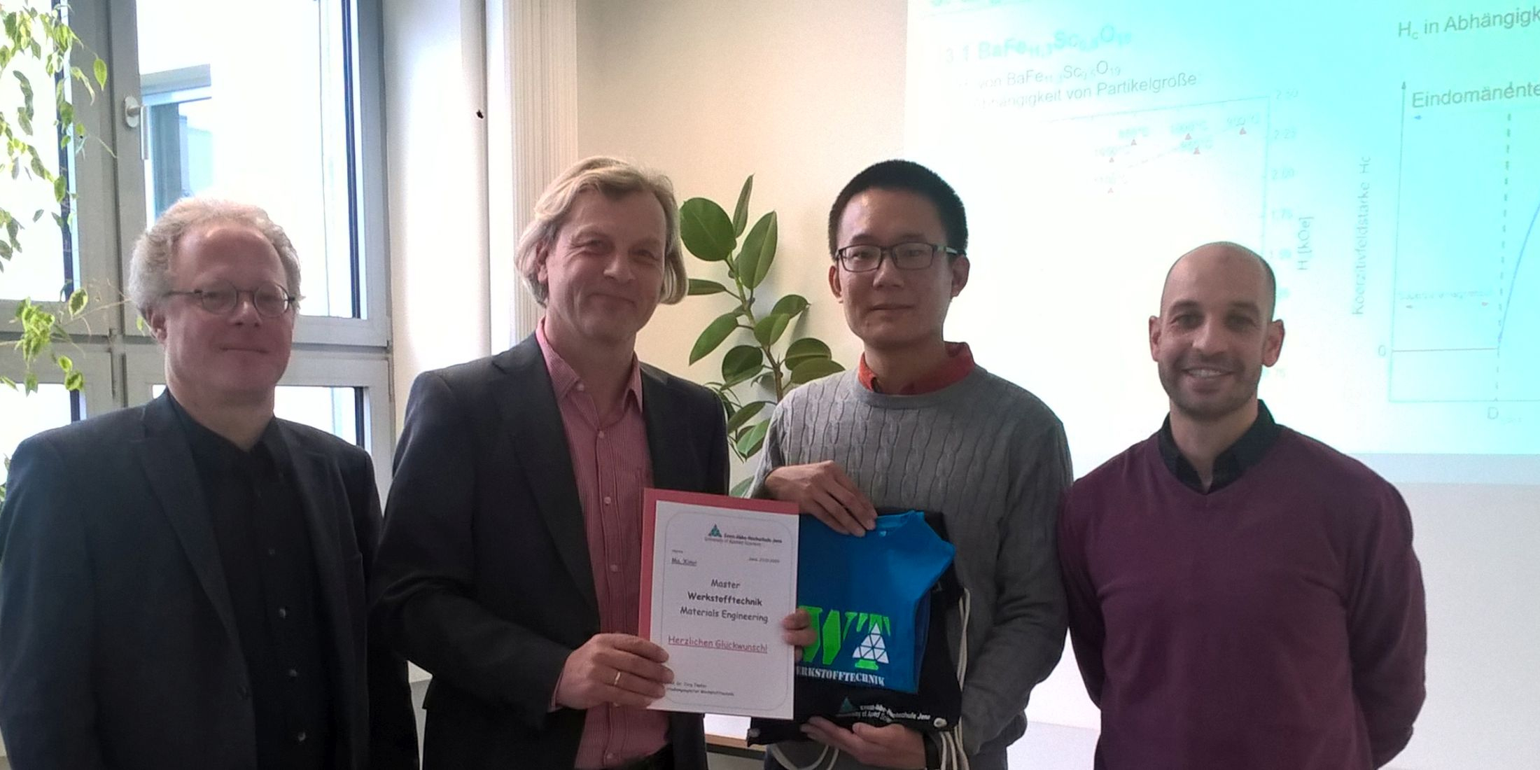 Erfolgreicher Masterabschluss