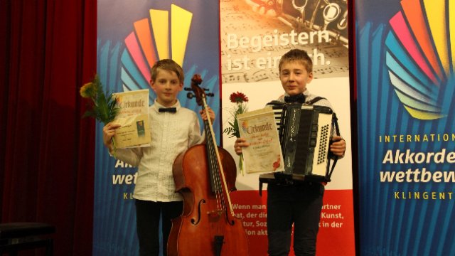 Jenaer Preisträger bei Internationalem Akkordeon-Nachwuchswettbewerb  