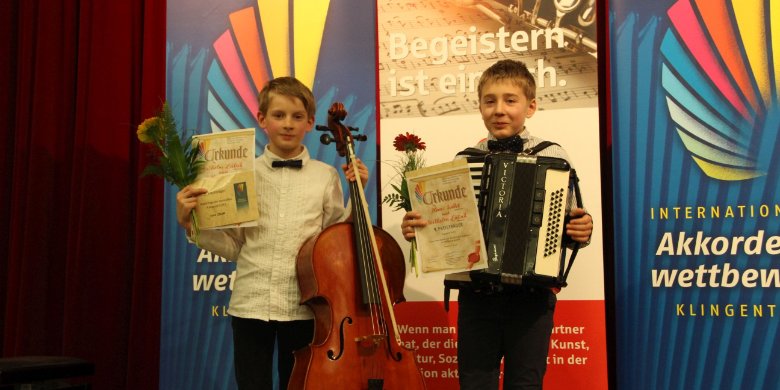 Jenaer Preisträger bei Internationalem Akkordeon-Nachwuchswettbewerb  