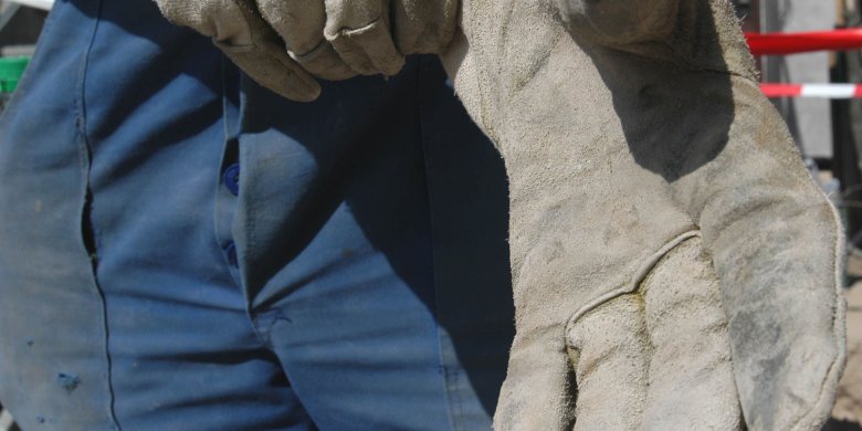 Trotz Corona: Bauarbeiter arbeiten weiter