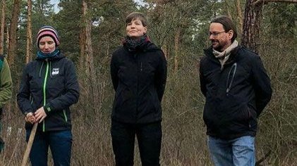 Baumpflanzaktion auf dem Cospoth 