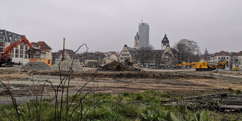 Baustart am Uni-Campus Inselplatz 