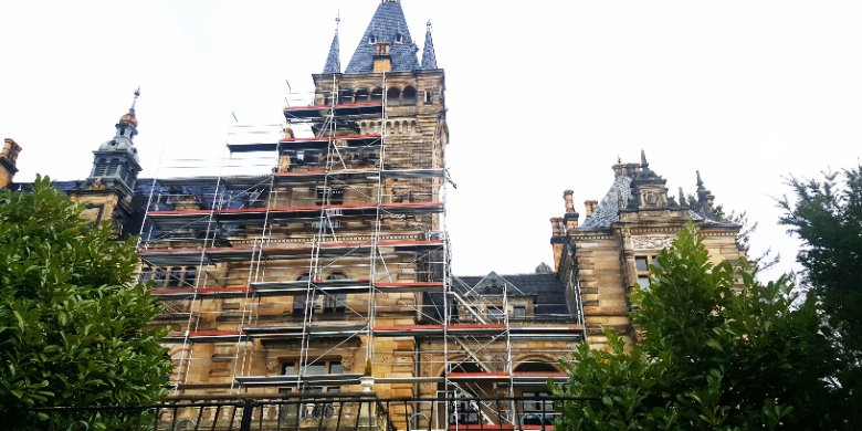 3. Bauabschnitt der Dachsanierung gestartet