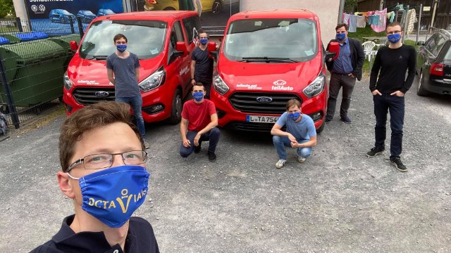 Octavians übernehmen Patenschaft für TeilAuto-Parkplatz