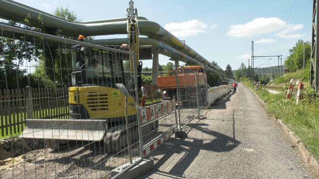 Umgestaltung: Die Bauarbeiten am Burgauer Weg stehen kurz vor der Vollendung