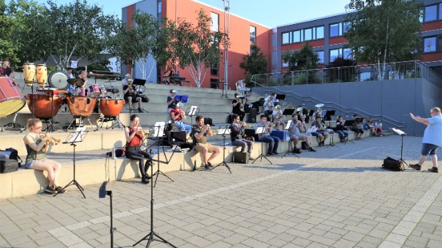 Nach Zwangspause wieder erste Band-Probe 