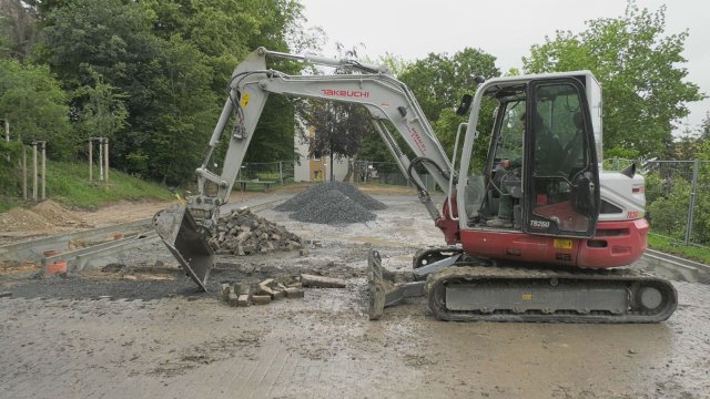 Bolzplatz: In der Friedensstraße in Jena-Nord wird eine neue Anlage gebaut