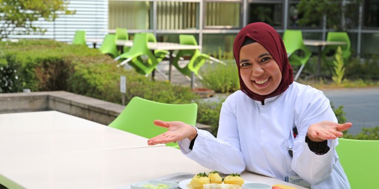 Speiseplan für muslimische Patienten 