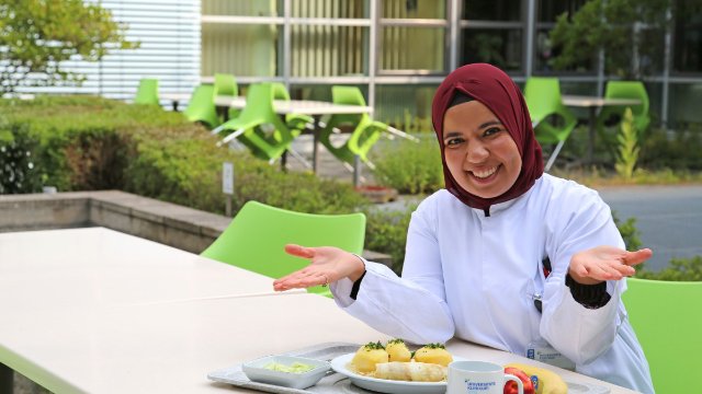 Speiseplan für muslimische Patienten 