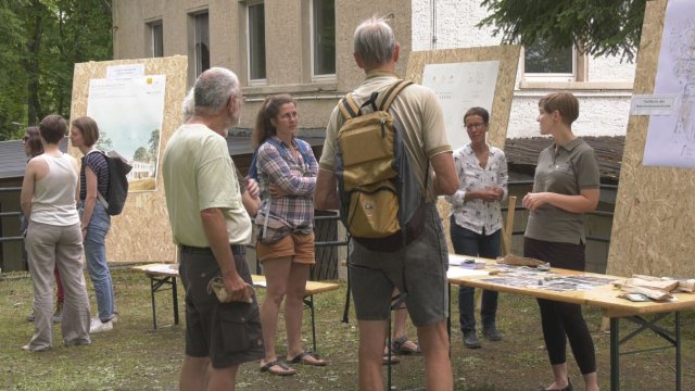 Pläne ausgestellt: Der Otto-Schott-Platz soll sich zu einem Naturerlebniszentrum entwickeln