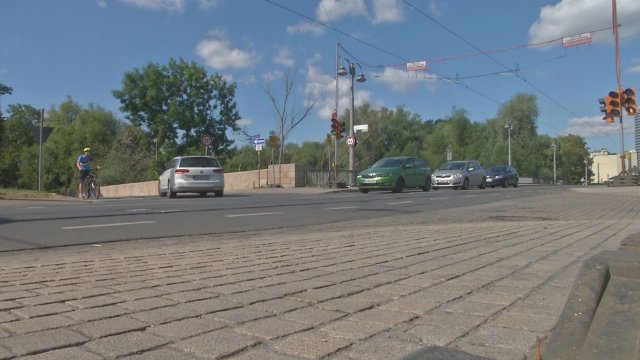Vor dem Versuch: An der Kreuzung Karl-Liebknecht-Straße/Camsdorfer Ufer gibt es Veränderungen