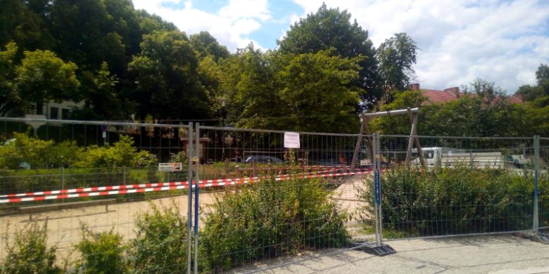 Spielplatz Kunitzer Straße teilweise gesperrt