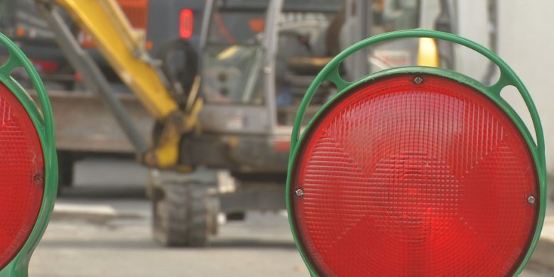 Seit heute Sperrung in der Naumburger Straße