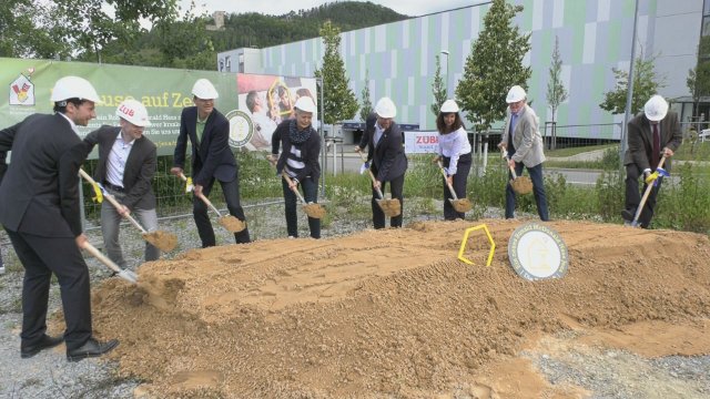 Baustart: Für das neue Ronald McDonald Haus in Lobeda-Ost erfolgte der erste Spatenstich 