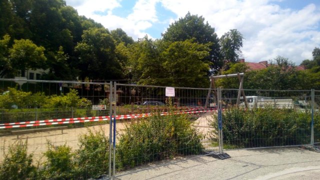 Spielplatz Kunitzer Straße teilweise gesperrt
