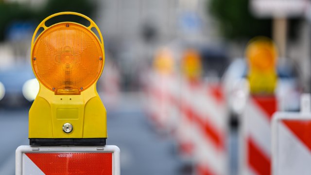 Sperrung am Bahnübergang in Dorndorf-Steudnitz