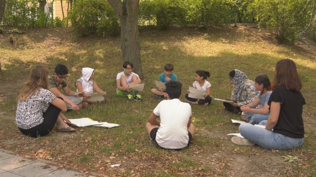 Geschrieben: In der Kindersprachbrücke verfassen Grundschüler ihr eigenes Buch