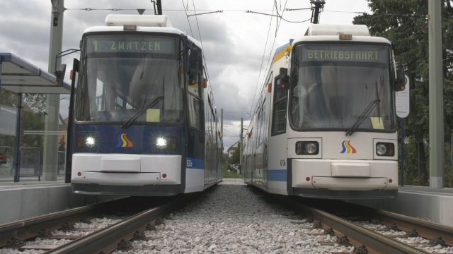Auf Testfahrt: In Jena-Nord fahren mit Schulbeginn die Bahnen wieder bis nach Zwätzen