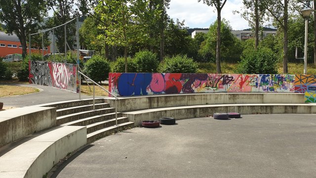 Graffiti-Workshopwoche im Jugendzentrum HUGO