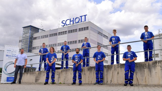 Ausbildungsbeginn bei SCHOTT in Jena