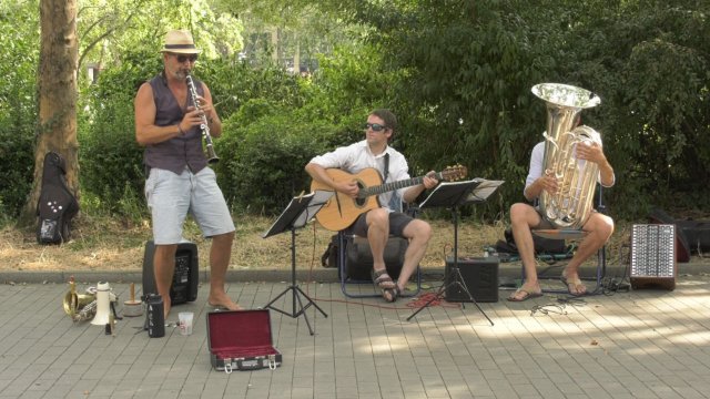 Veranstaltet: Am Wochenende sorgten die Straßenpflaster-Festspiele für musikalische Klänge