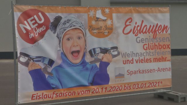 Eiswelt Jena: An der Sparkassen-Arena startet am 20. November das winterliche Vergnügen 