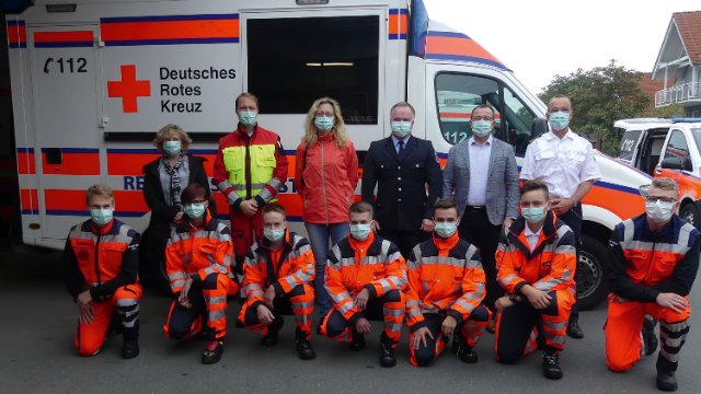 Neue Auszubildende beim DRK-Rettungsdienst 