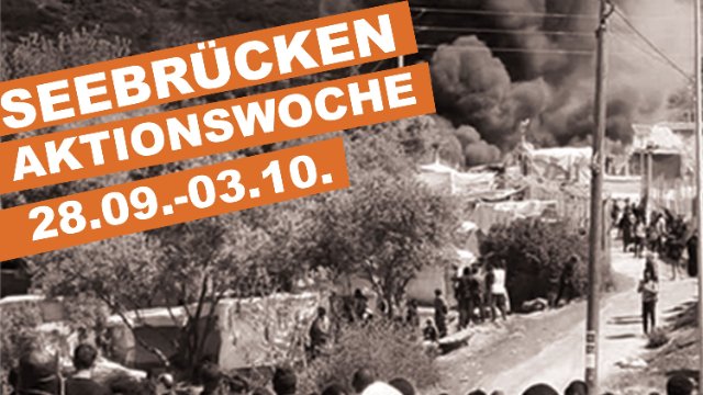 Seebrücke-Aktionswoche bis 3. Oktober