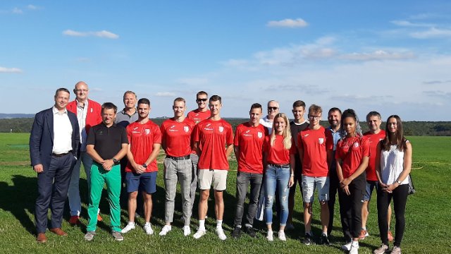 Sparkassen-Junior-Team des LC Jena auf Golfplatz