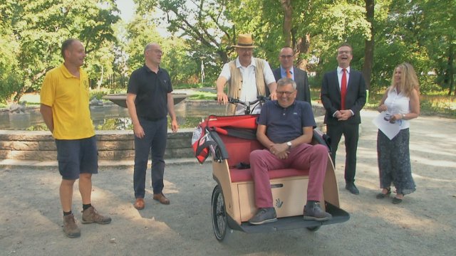 Sozial unterwegs: In Jena fährt die erste Seniorenrikscha Thüringens